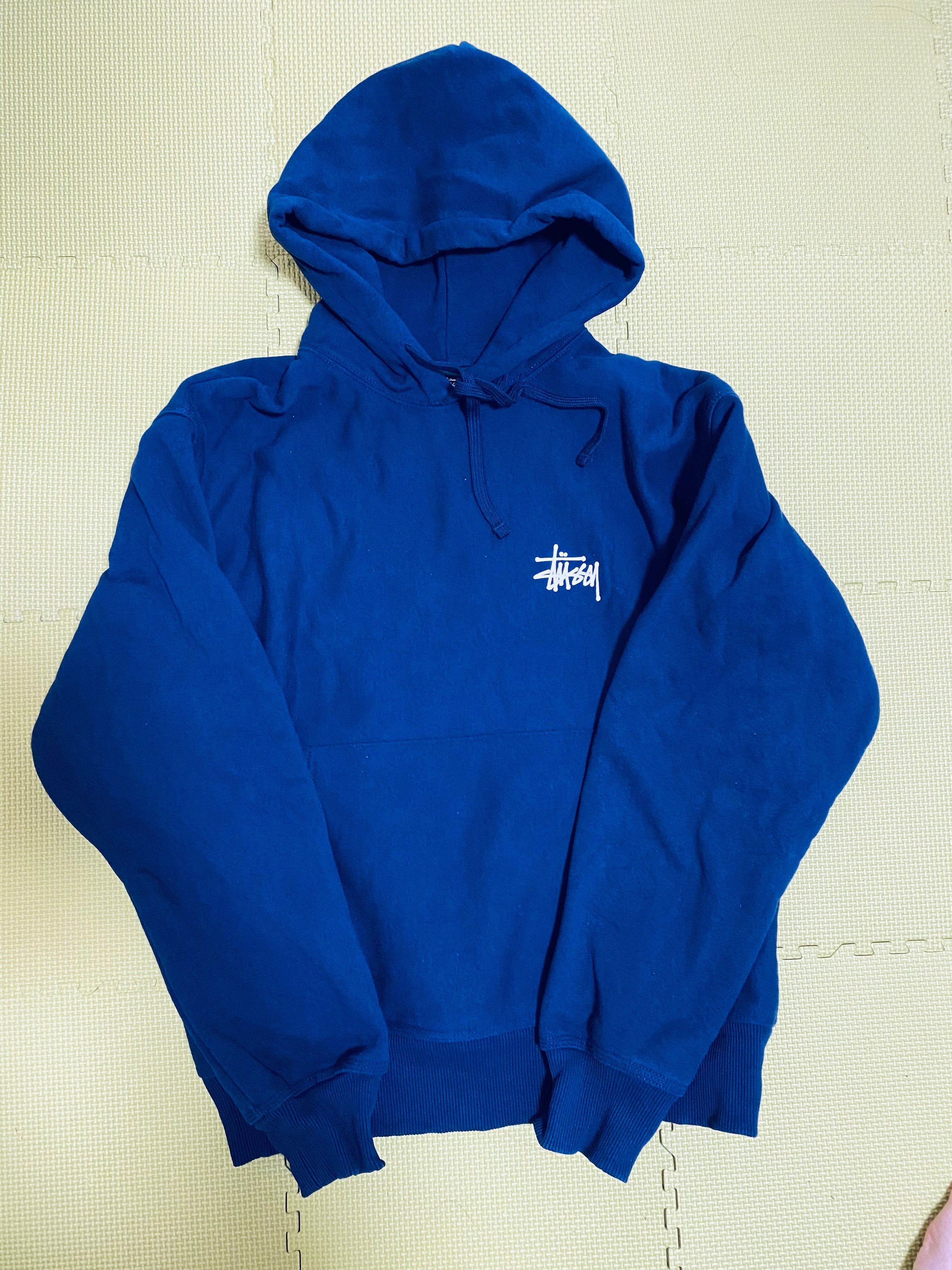 Stussy BASIC STUSSY HOOD "Navy" (2022)