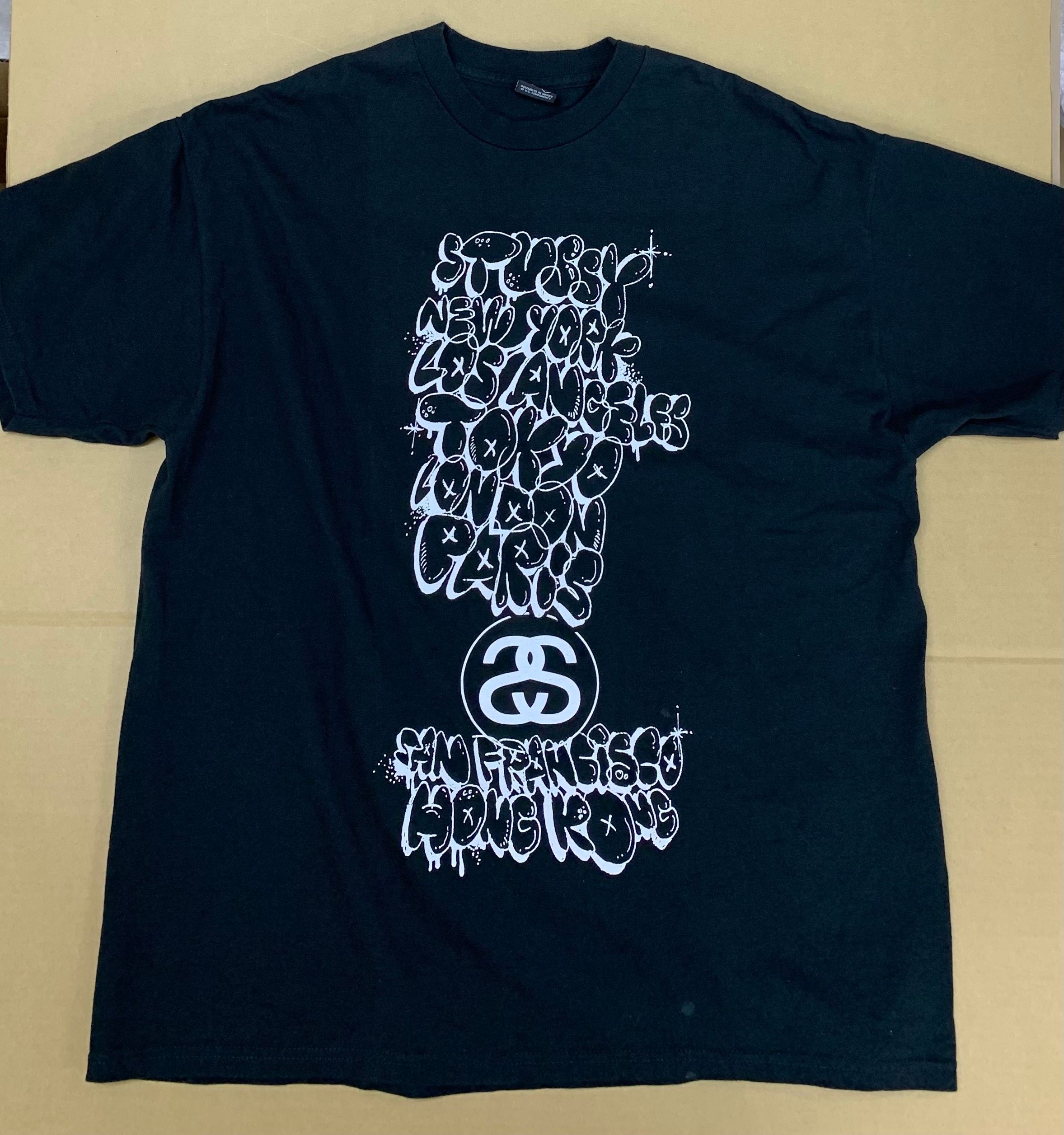 stussy tee kaws world tour tシャツ