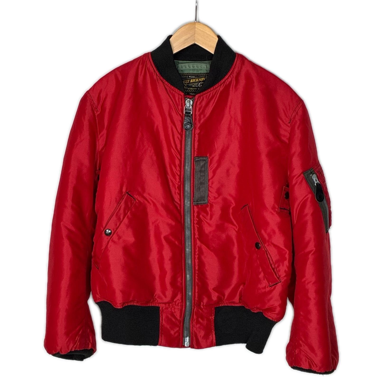BUZZ RICKSON'S バズ リクソンズ フライトジャケット SIZE M BR11540/BR11541 レッド×グリーン メンズ
