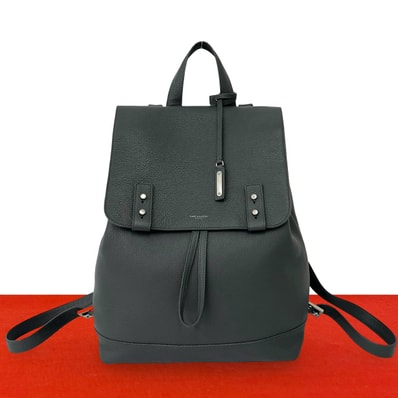 YVES SAINT LAURENT イヴ・サンローラン サックドジュール レザー リュックサック グレー
205-2