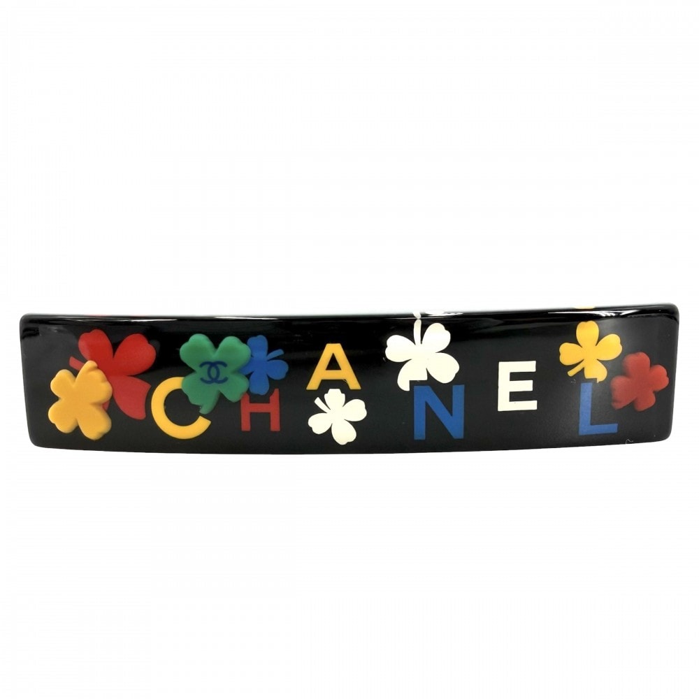 C (やや傷や汚れあり)】CHANEL シャネル ヘアアクセサリー バレッタ
