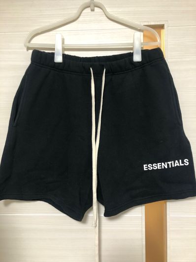 FEAR OF GOD Essentials Graphic Sweat Shorts "Black"