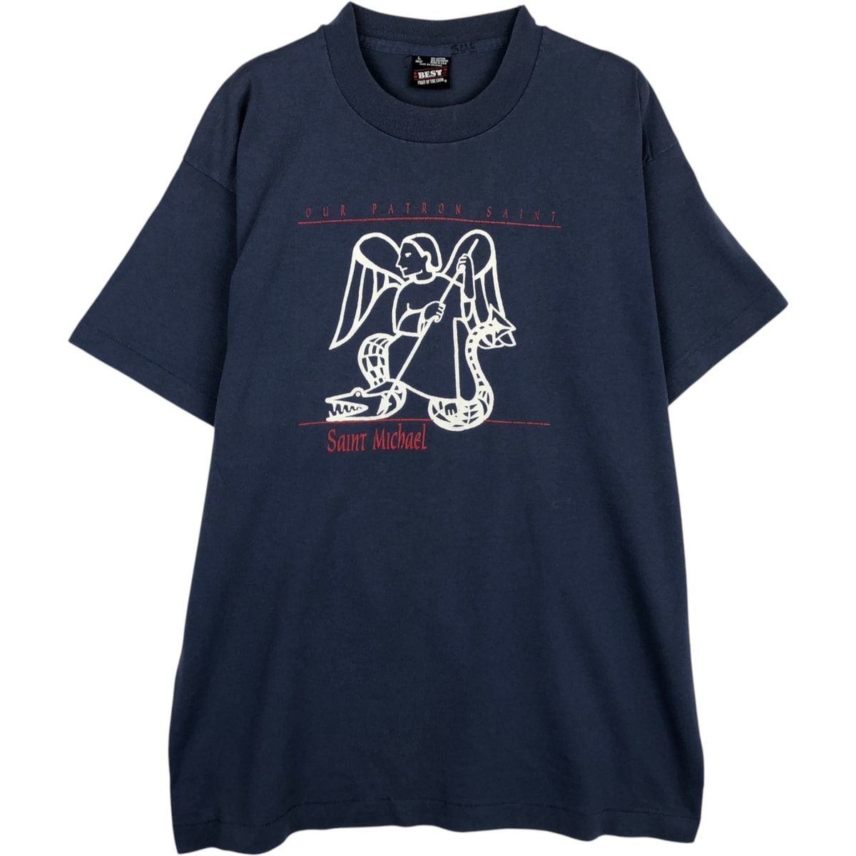 古着 90年代 フルーツオブザルーム FRUIT OF THE LOOM BEST プリントTシャツ USA製 メンズL相当 ヴィンテージ/eaa639110
