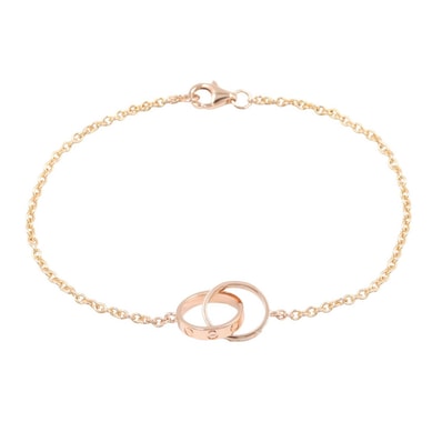 カルティエ CARTIER ベビーラブブレスレッド ブレスレット アクセサリー K18PG(ピンクゴールド) レディース ゴールド系 B6091100 【中古】