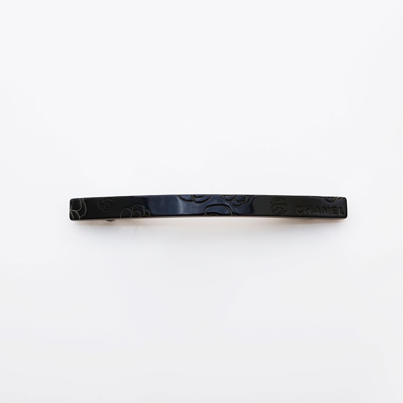 シャネル CHANEL 02A ロゴ カメリア 2002年 ヘアクリップ カメリア バレッタ ヘアアクセサリー【中古】