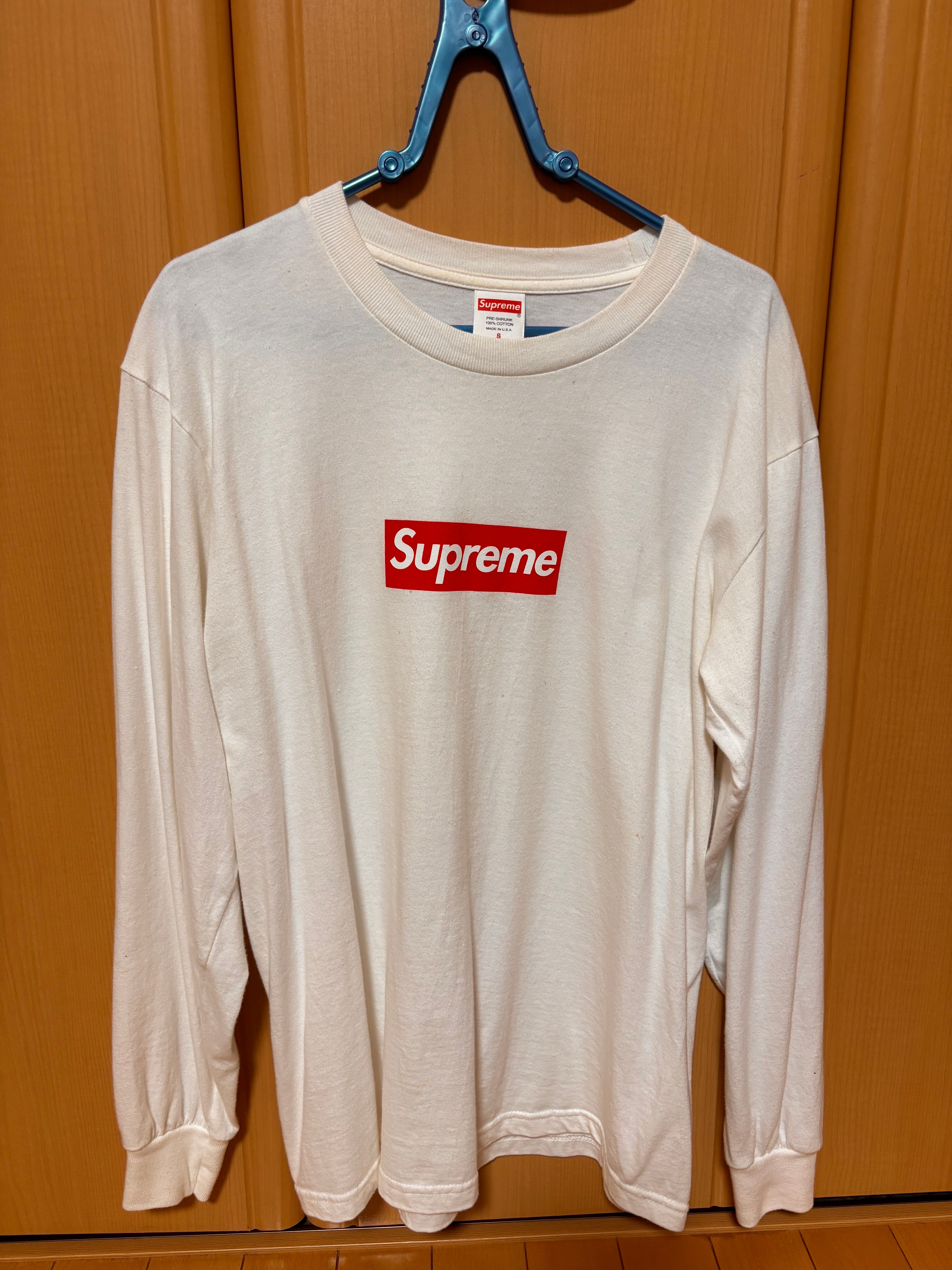 Supreme Box Logo L/S Tee "White"