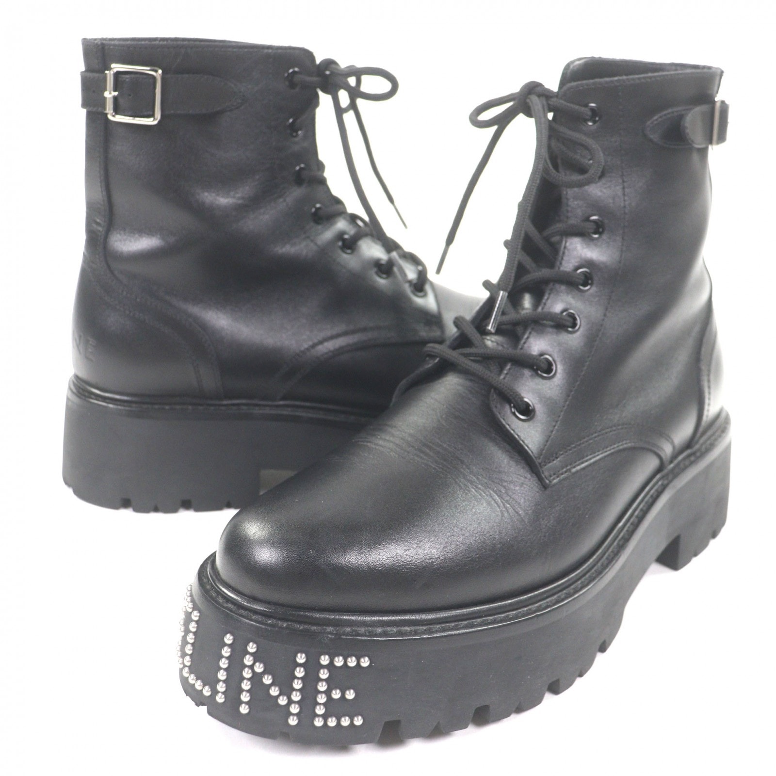 極美品 セリーヌ ブーツ BULKY バルキー ブラック メンズ 42