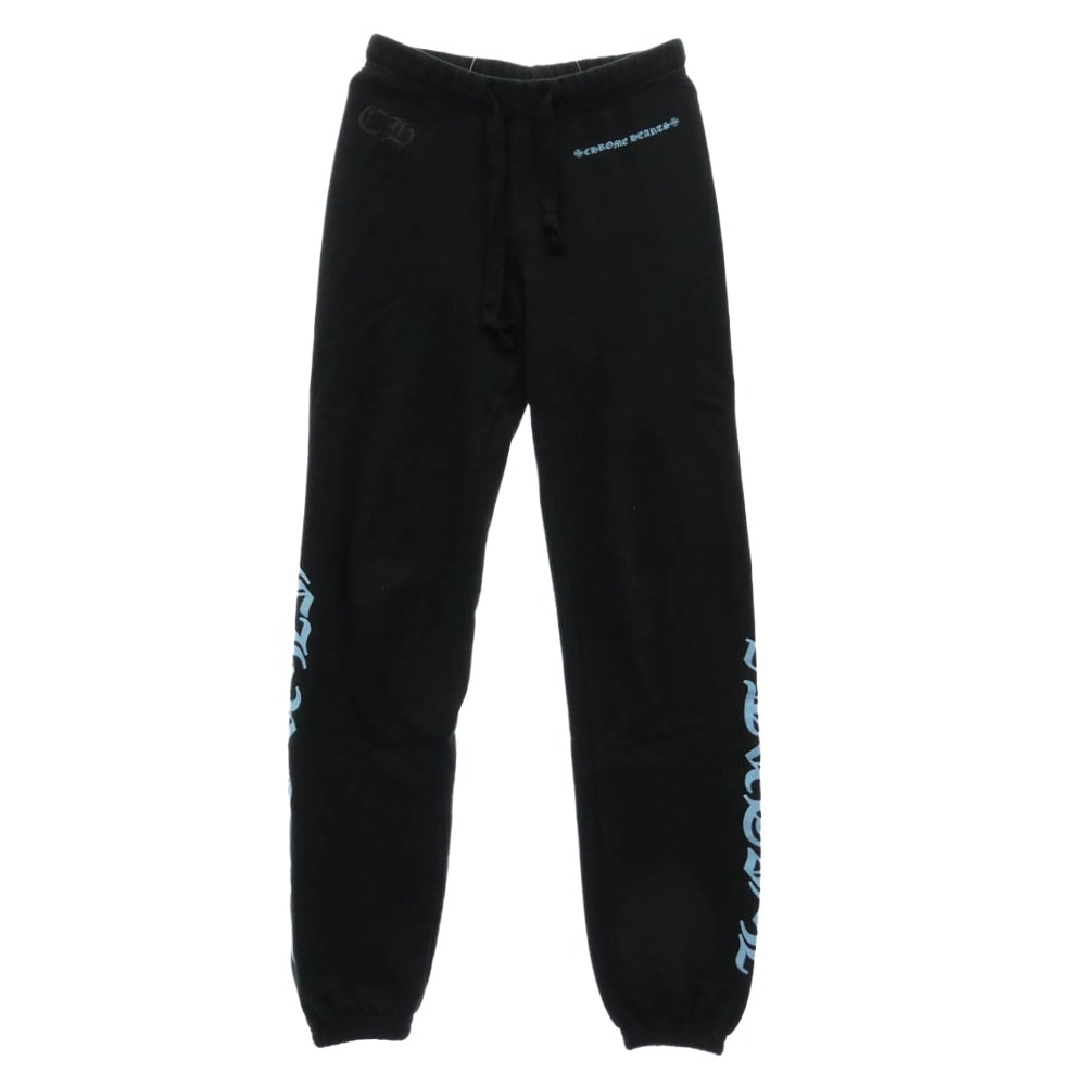 Chrome Hearts Online Limited Side Logo Print Sweat Pants "Black/Blue"