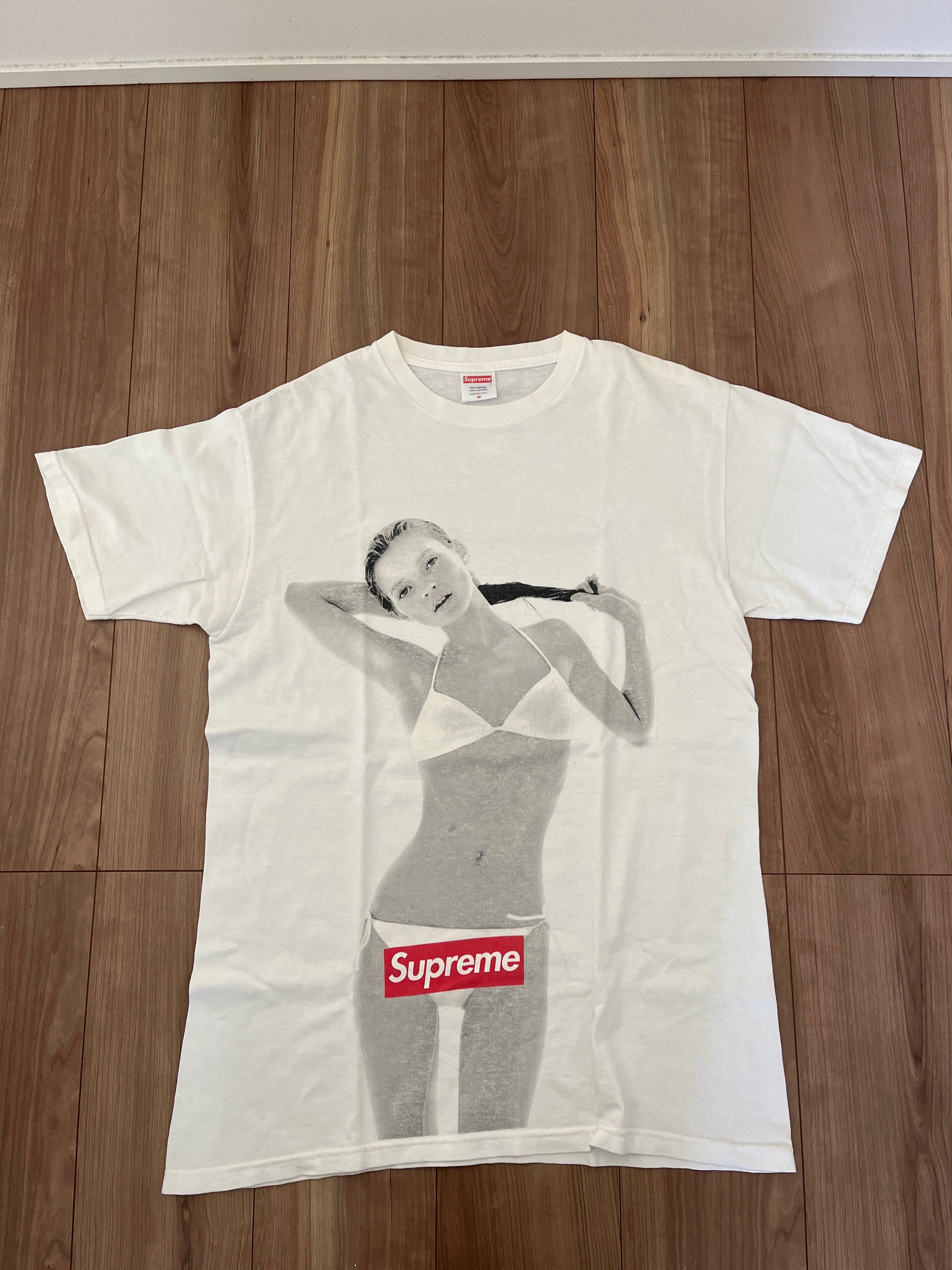 Supreme 10th Anniversary Kate Moss Tee "White"