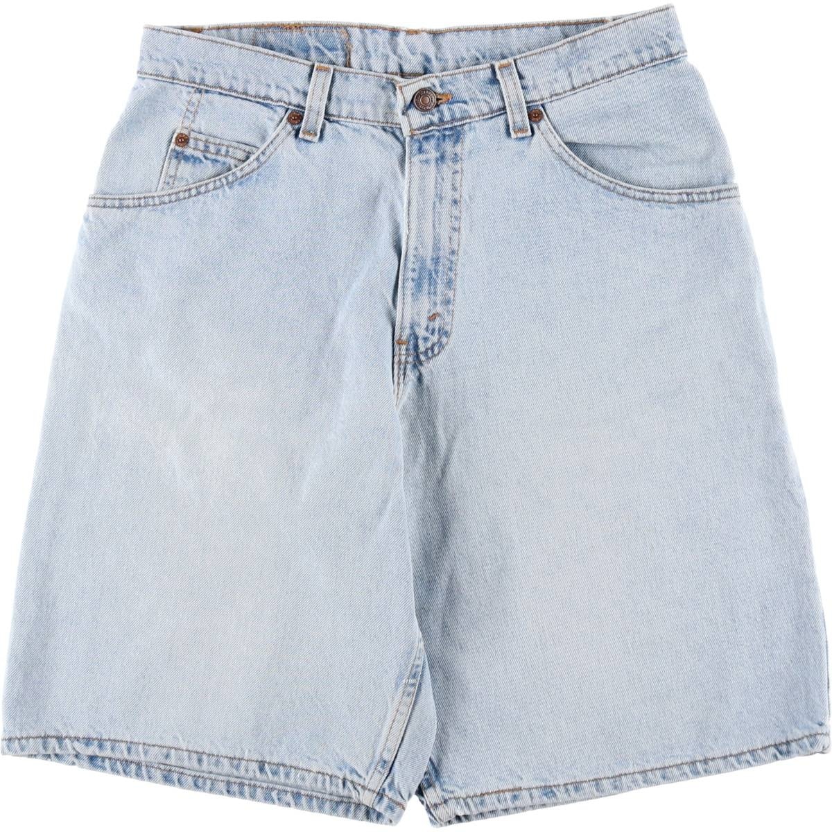 古着 90年代 リーバイス Levi's 550 RELAXED FIT オレンジタブ デニムショーツ ハーフパンツ ジョーツ メンズw32相当 ヴィンテージ/eaa627201