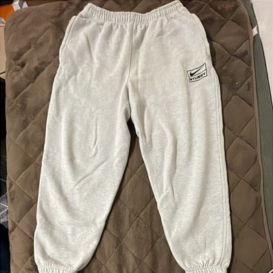 Stussy x Nike Fleece Pant "Grey Heather" (US Size) FN5231-050