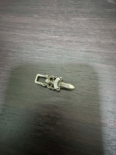 Chrome Hearts #5 Dagger Charm Zip 1 "Silver"