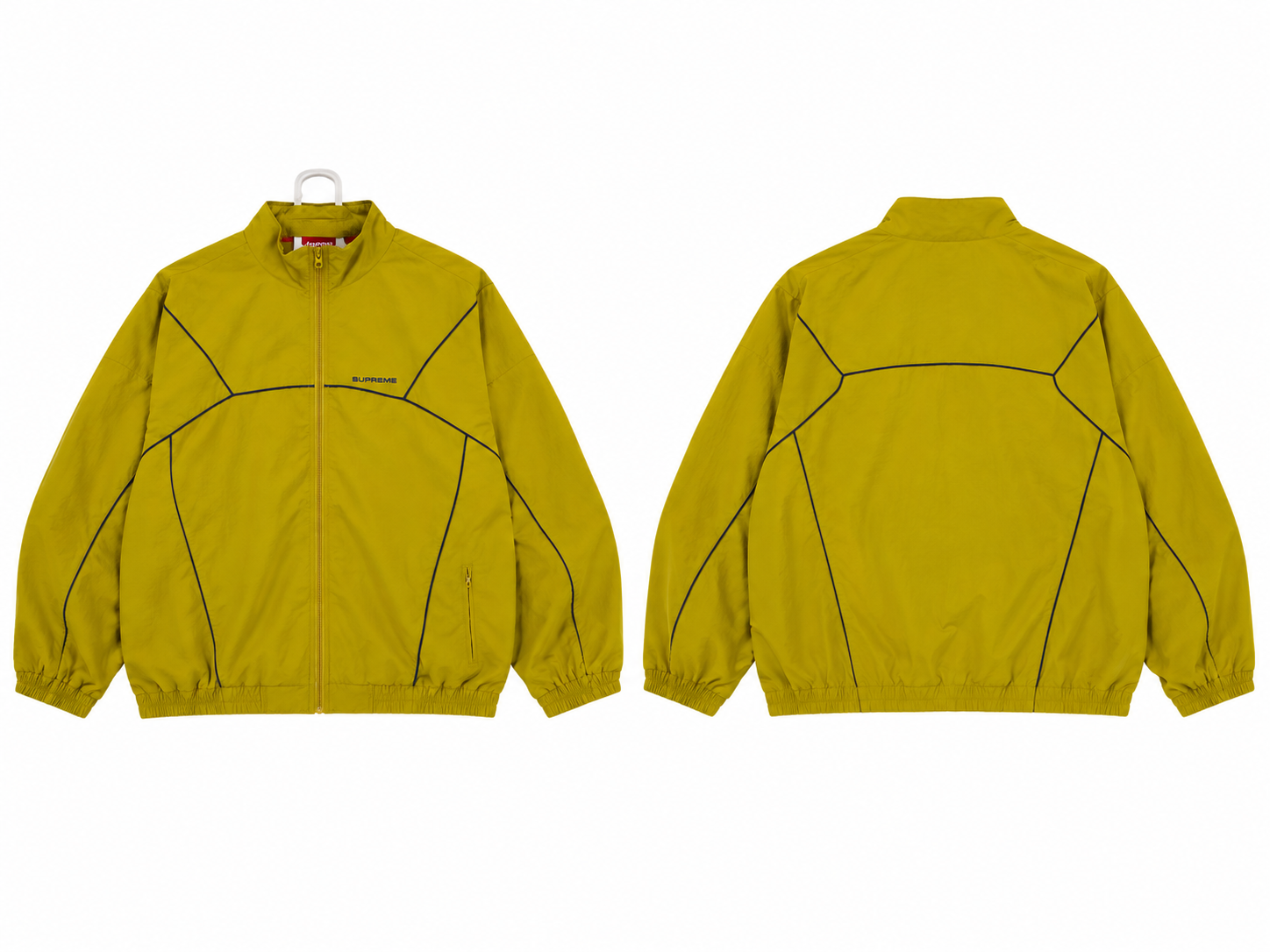 supreme パイピングトラックジャケット