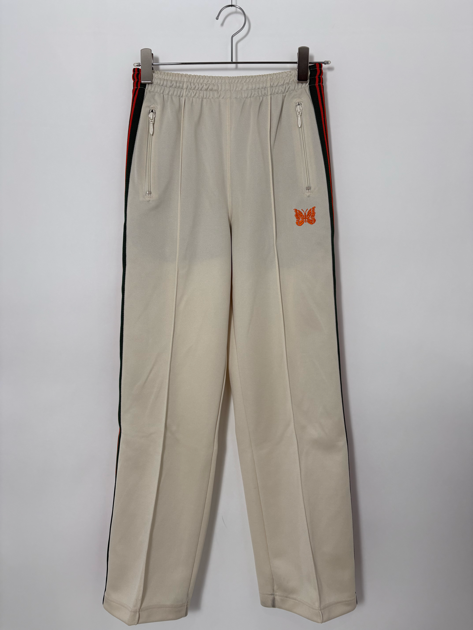 Needles Track Pant - Poly Smooth "Cream"