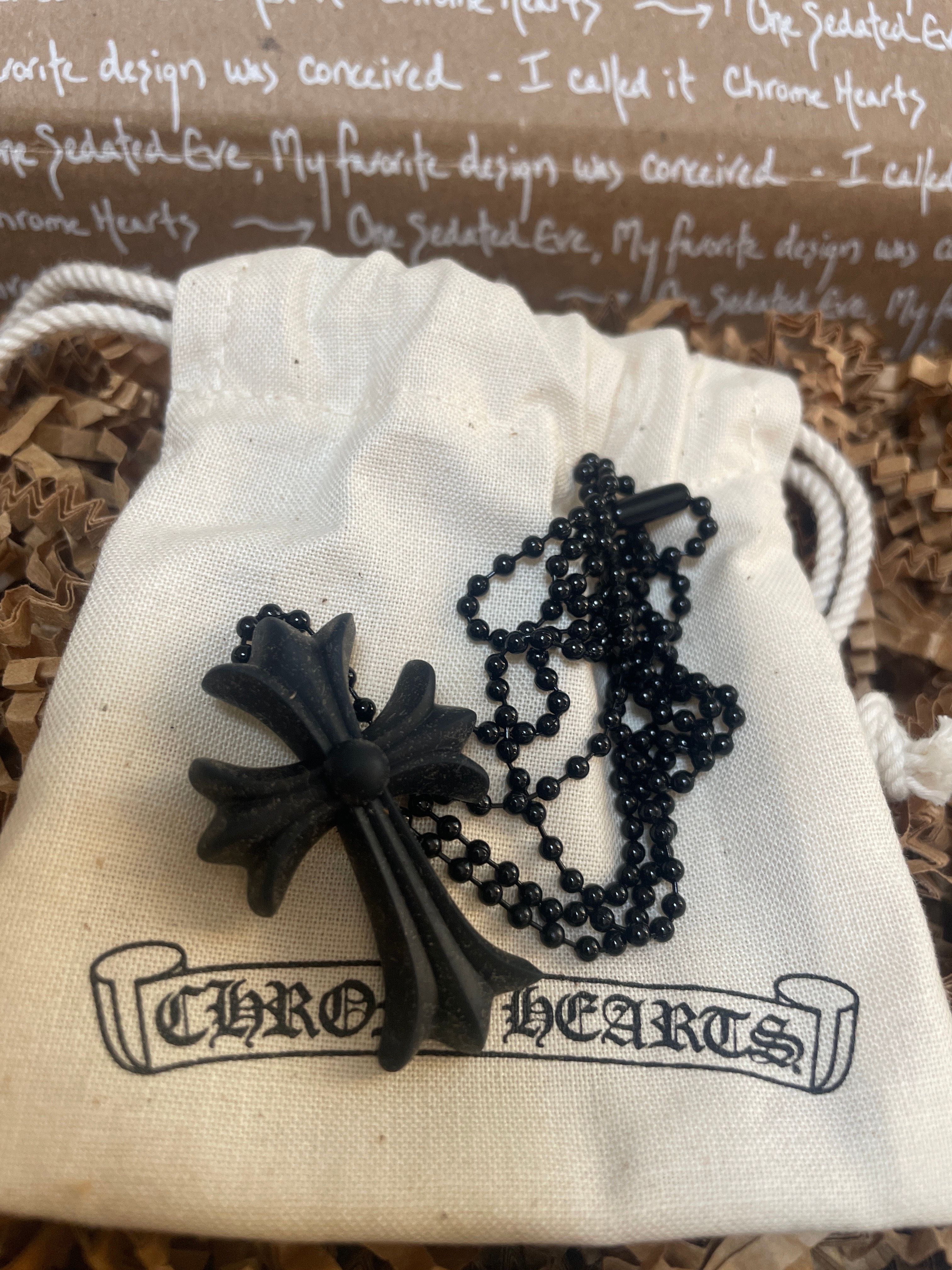 クロムハーツ CHクロス ラバー ブラック