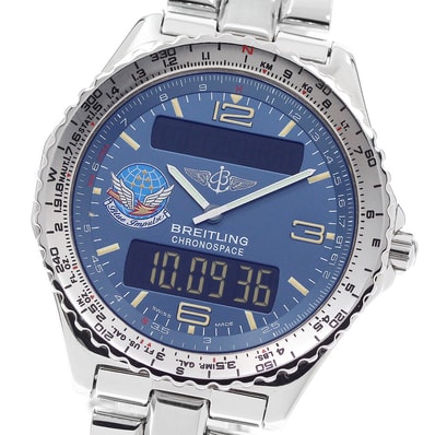 ☆美品 ブライトリング クロノスペース ブルーインパルス メンズ 【中古】