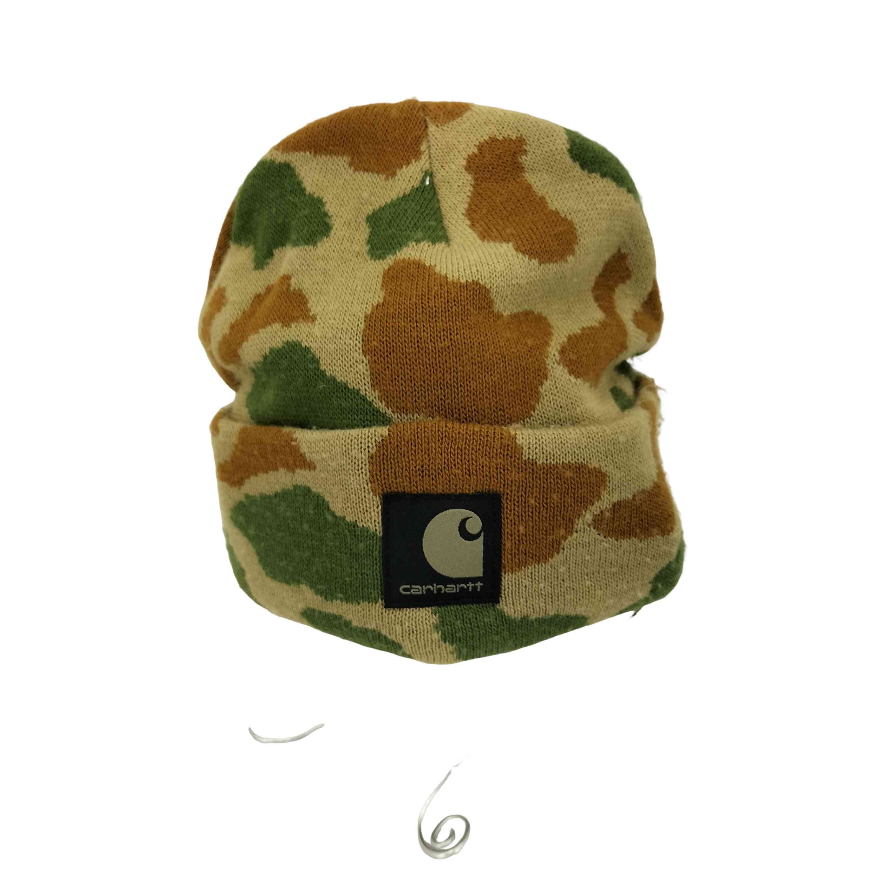 Knit Camo Beanie Stocking Hat【1142442381817】