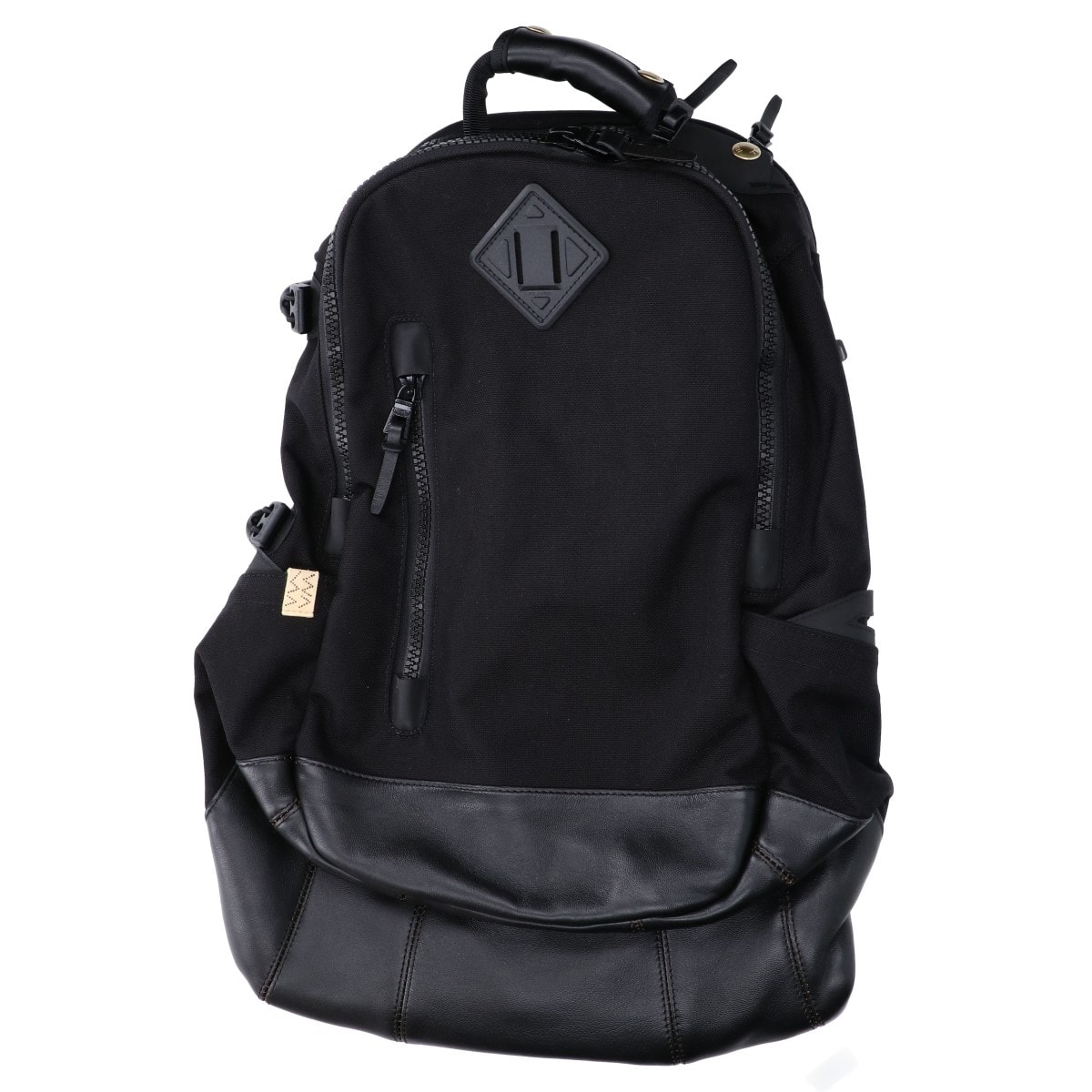 ビズビム 美品 ベジタブルタンニンラムレザー x コーデュラナイロン CORDURA 20L バックパック