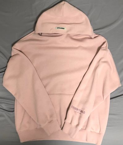 FEAR OF GOD ESSENTIALS 3M Logo Pullover Hoodie "Pink"