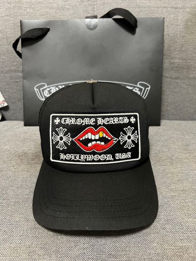 Chrome Hearts Tracker Cap Chomper "Black"