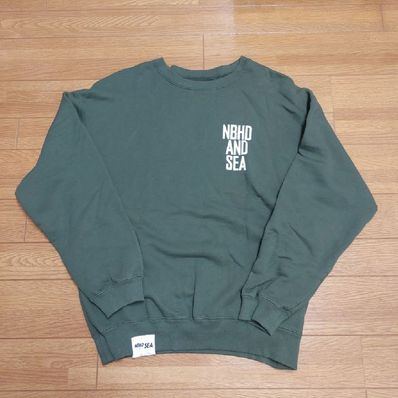 WIND AND SEA x NEIGHBORHOOD Sweatshirt LS "Olive Drab"
