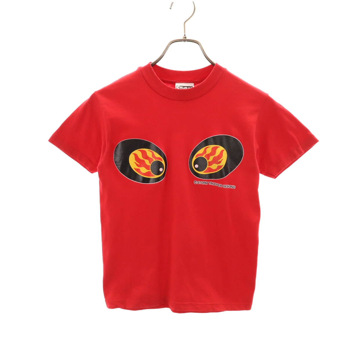 Hanes ヘインズ 半袖 Tシャツ M(10-12) レッド系 STORM TROOPER DESIGN ゲイラカイト