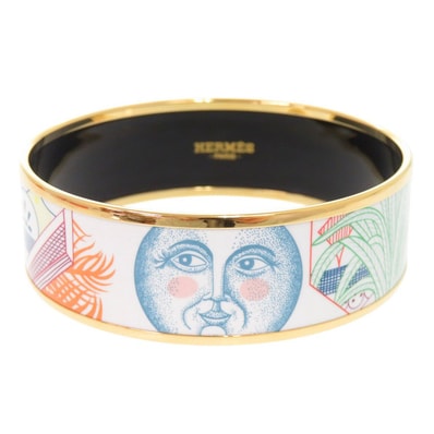 エルメス エマイユ GM メタル マルチカラー バング