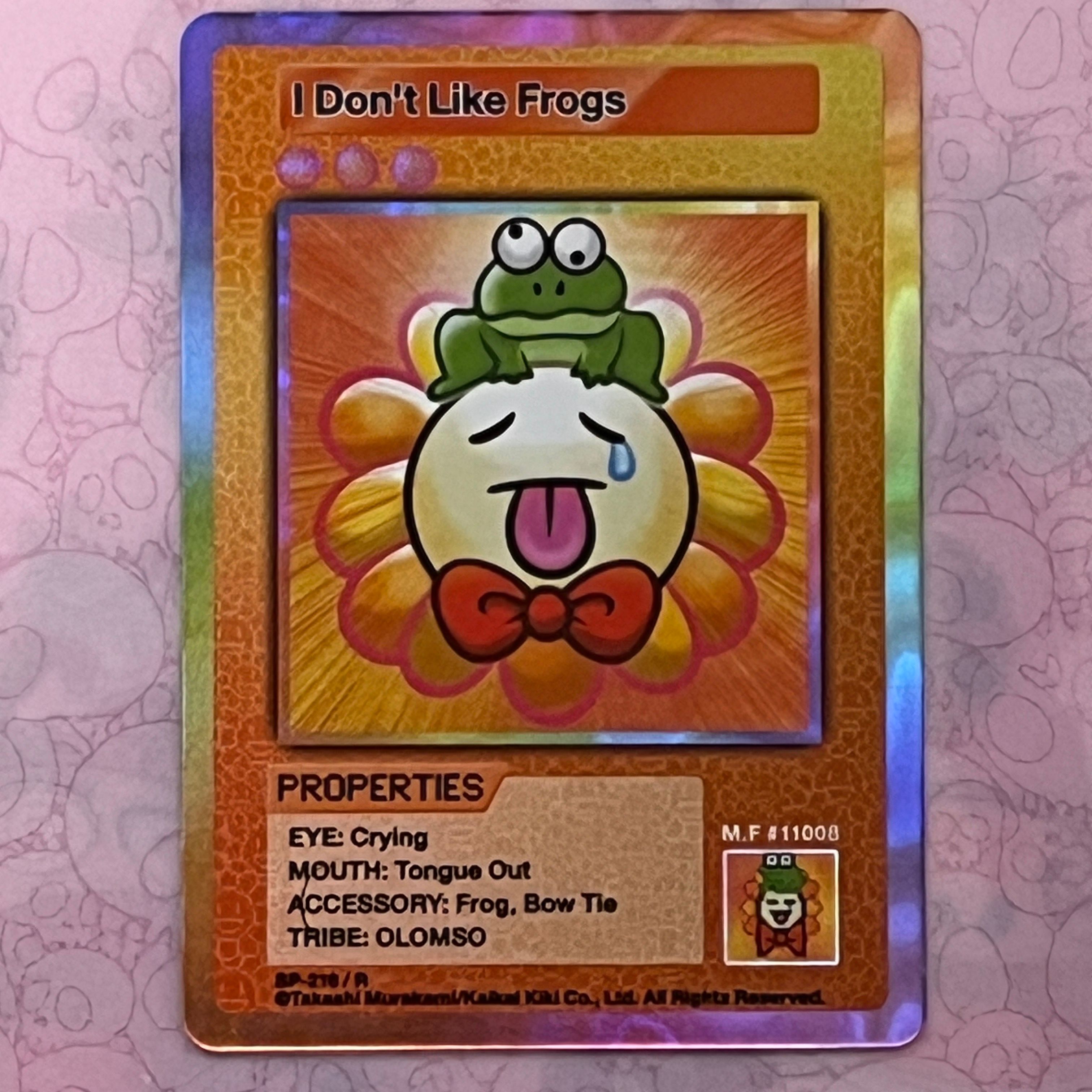 カエルが苦手 R [SP-216]【英語版】(ムラカミフラワーズ「108フラワーズ リバイズド」)