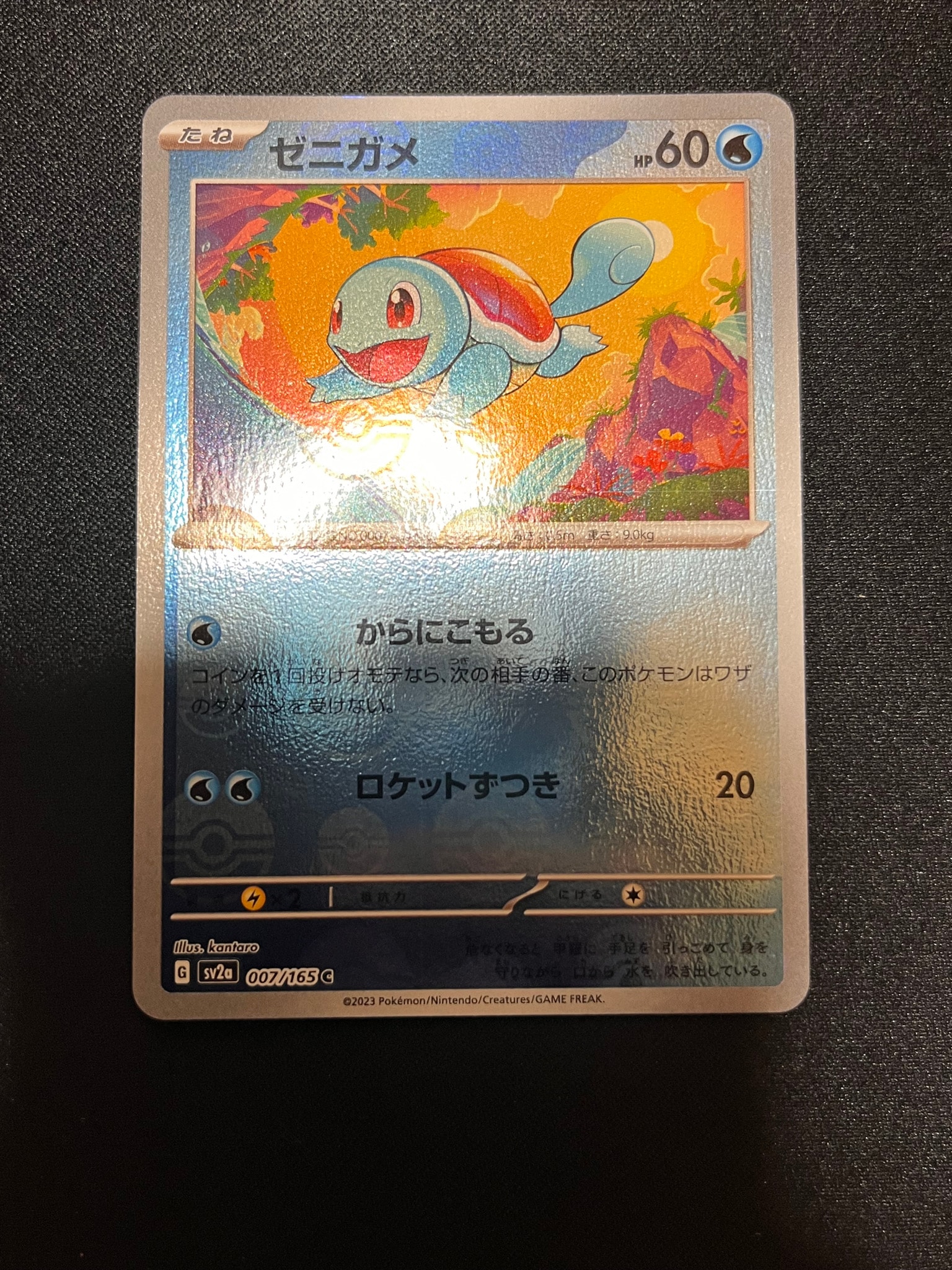 ゼニガメ C: モンスターボールミラー[SV2a 007/165](強化拡張パック「ポケモンカード151」)