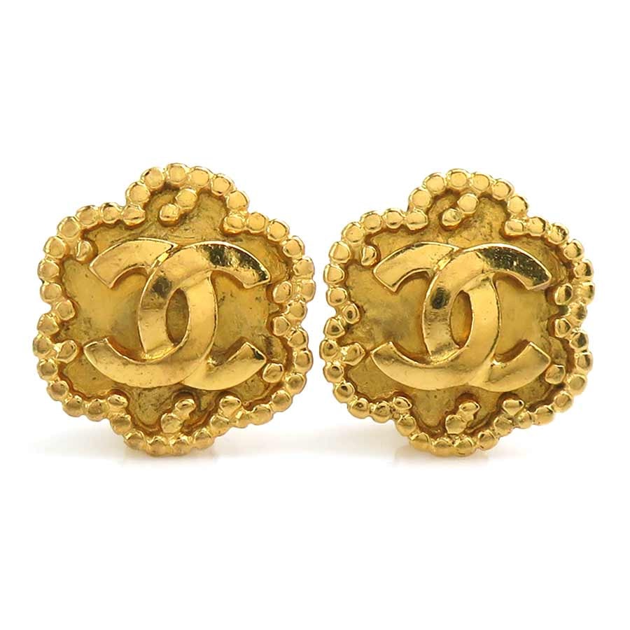 シャネル CHANEL イヤリング ココマーク メタル ゴールド レディース【中古】 e62349i