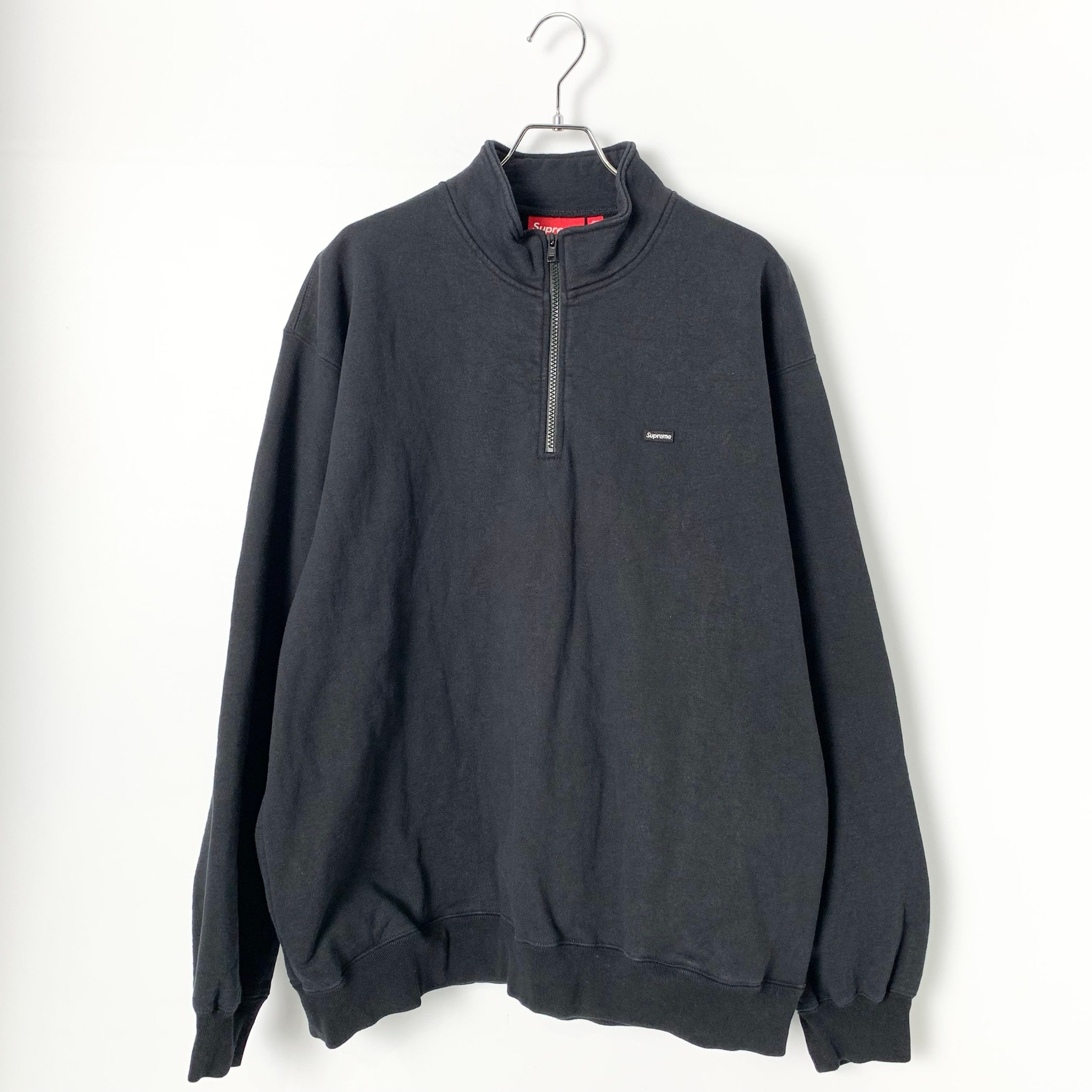 Supreme Small Box Half Zip Pullover (25SS) "Black"