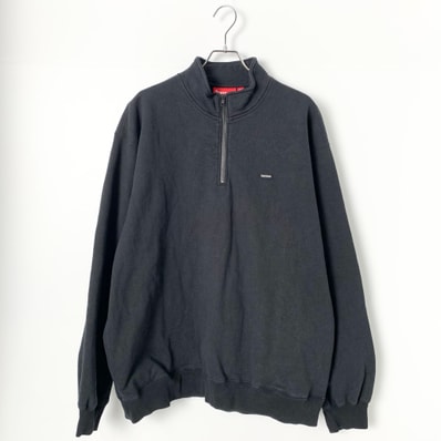 Supreme Small Box Half Zip Pullover (25SS) "Black"