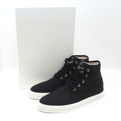 未使用 25cm相当 MAISON MARGIELA CANVAS HIGH TOP