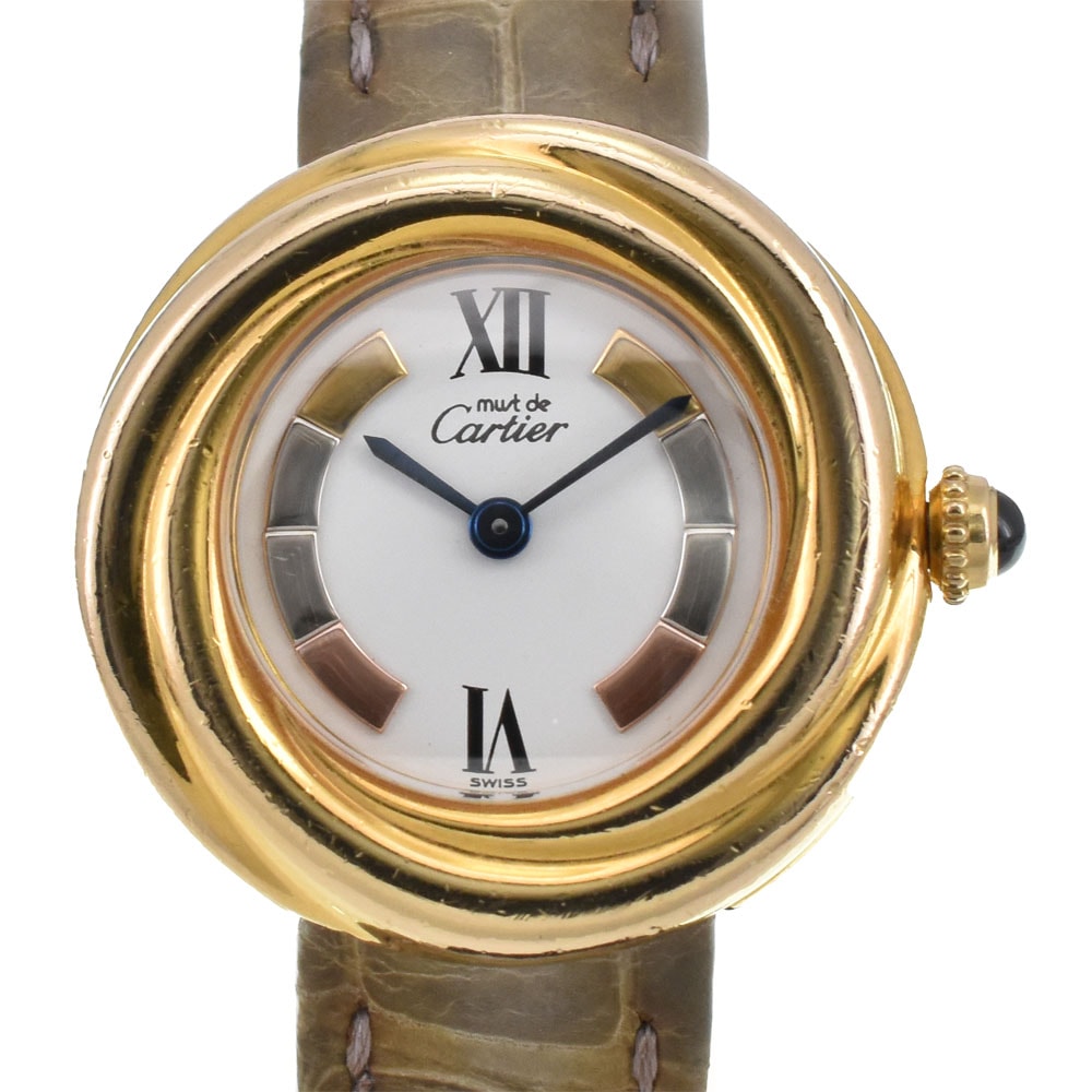 カルティエ CARTIER w1010744 マスト トリニティ ヴェルメイユ クォーツ レディース 内箱付き Q#146552