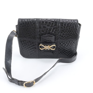 セリーヌ ショルダーバッグ クロコダイル レザー