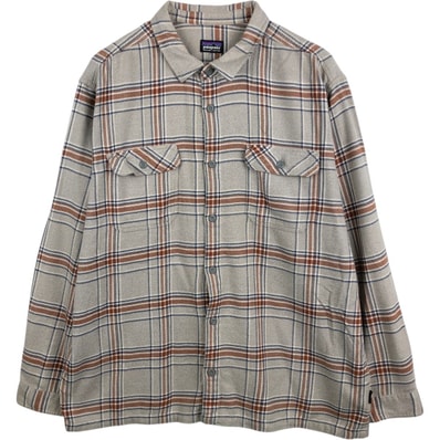 古着 パタゴニア Patagonia STY53947FA18 長袖 フランネルチェックシャツ ボックスシャツ メンズXL相当/eaa666160