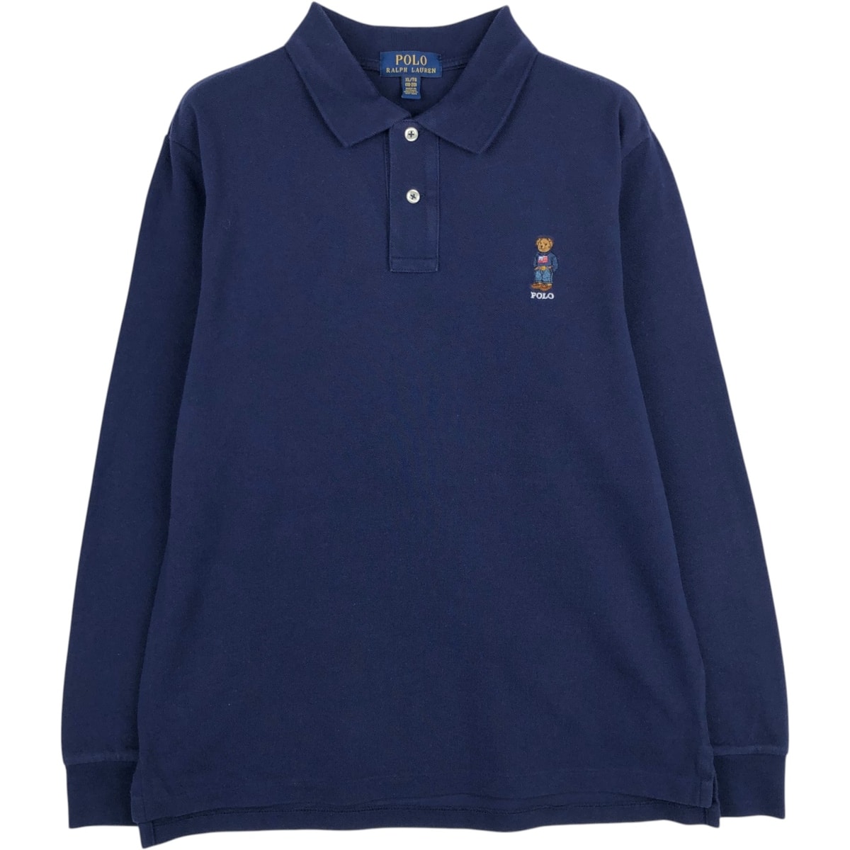 古着 ラルフローレン Ralph Lauren POLO RALPH LAUREN ポロベア 長袖 ポロシャツ レディースM相当/eaa633958