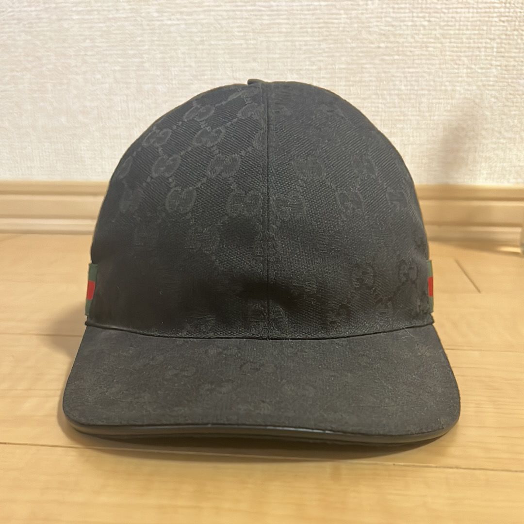 GUCCI Original GG Canvas Baseball Cap "Black"