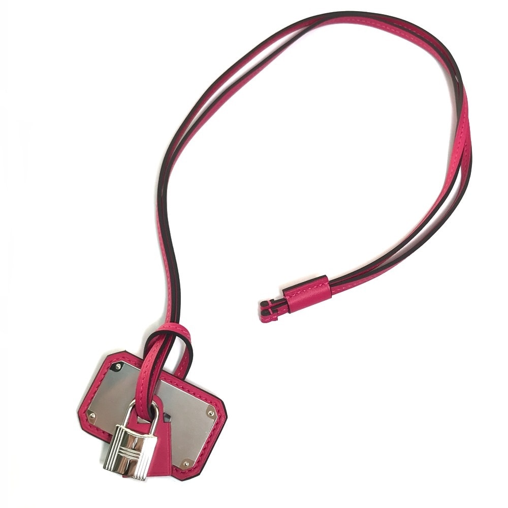 エルメス HERMES オーケリー GM オーケリーGM ペンダント アクセサリー ネックレス ヴォースイフト Y刻 ローズメキシコ ピンク系 未使用