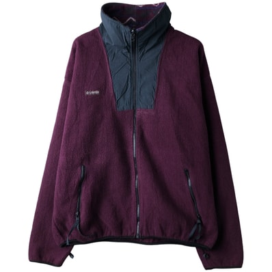 古着 90年代 コロンビア Columbia 白タグ 切替 フリースジャケット USA製 メンズXL相当 ヴィンテージ/eaa606399