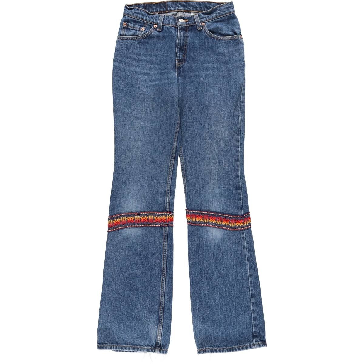 古着 90年代 リーバイス Levi's 517 BOOT CUT LOW RISE ブーツカットデニムパンツ USA製 レディースL(w28)相当 ヴィンテージ/eaa526156