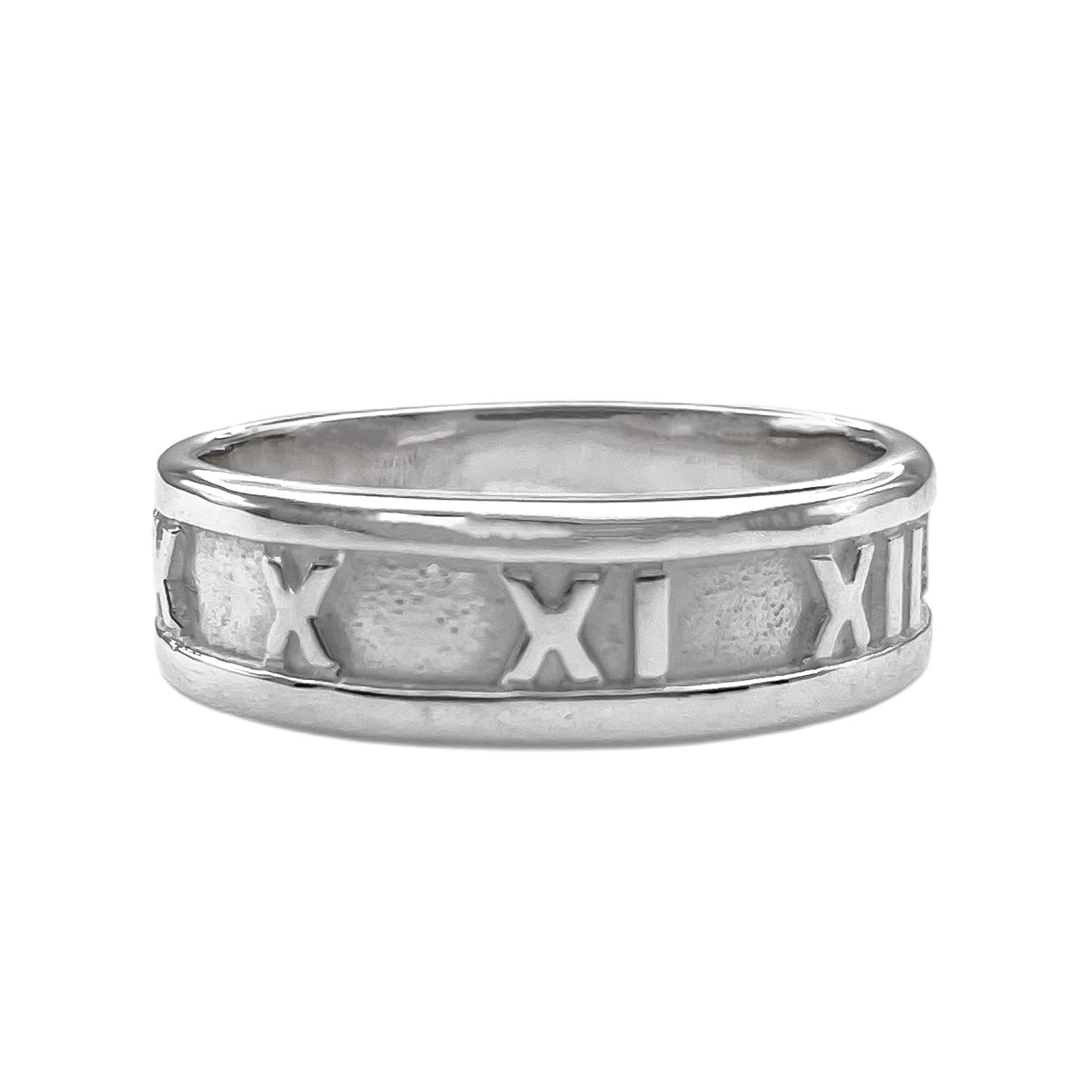 TIFFANY&Co. ティファニー アトラス ナロー リング・指輪
 SV925 14号 シルバー 新品仕上済 ユニセックス
 【中古】