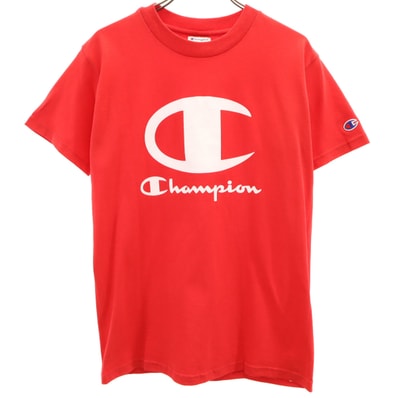 美品 Champion チャンピオン 半袖 Tシャツ L 14-16 レッド