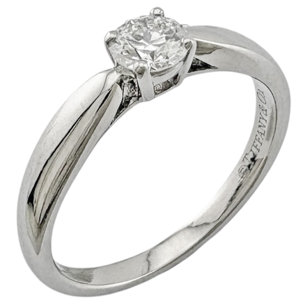 ティファニー ハーモニー リング 指輪 5.5号 Pt950プラチナ ダイヤモンド レディース TIFFANY&Co.  中古