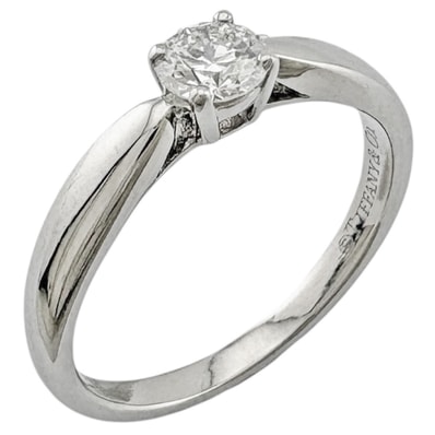 ティファニー ハーモニー リング 指輪 5.5号 Pt950プラチナ ダイヤモンド レディース TIFFANY&Co. 中古