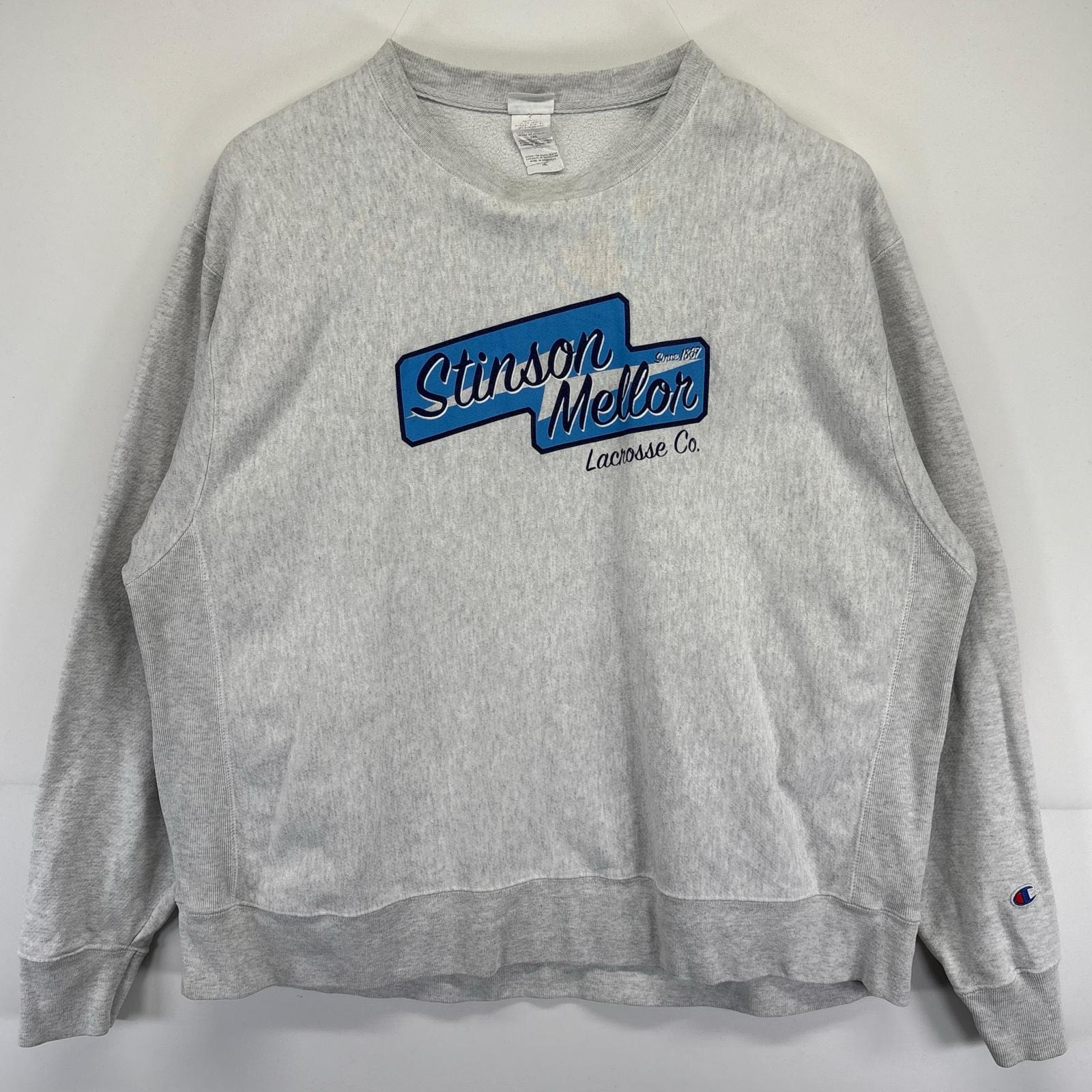 古着 チャンピオン Champion スウェット 大きいサイズ トレーナー リバースウィーブ 霜降りグレー 2XL グレー系 メンズ