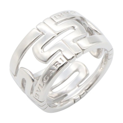 ブルガリ BVLGARI パレンテシリング リング・指輪 ジュエリー K18WG(ホワイトゴールド) メンズ レディース シルバー系 【中古】