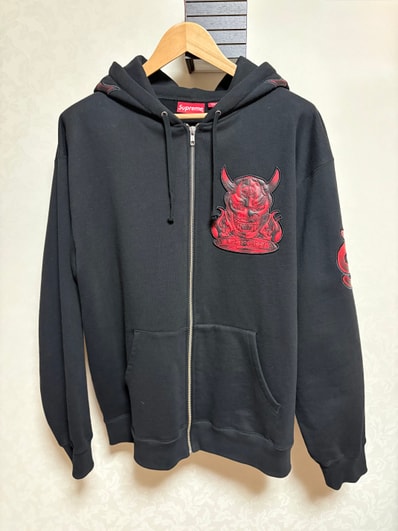 Supreme Demon Zip Up Hooded Sweatshirt "Black"