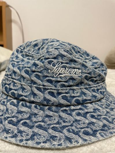 Supreme Monogram Denim Crusher "Blue"