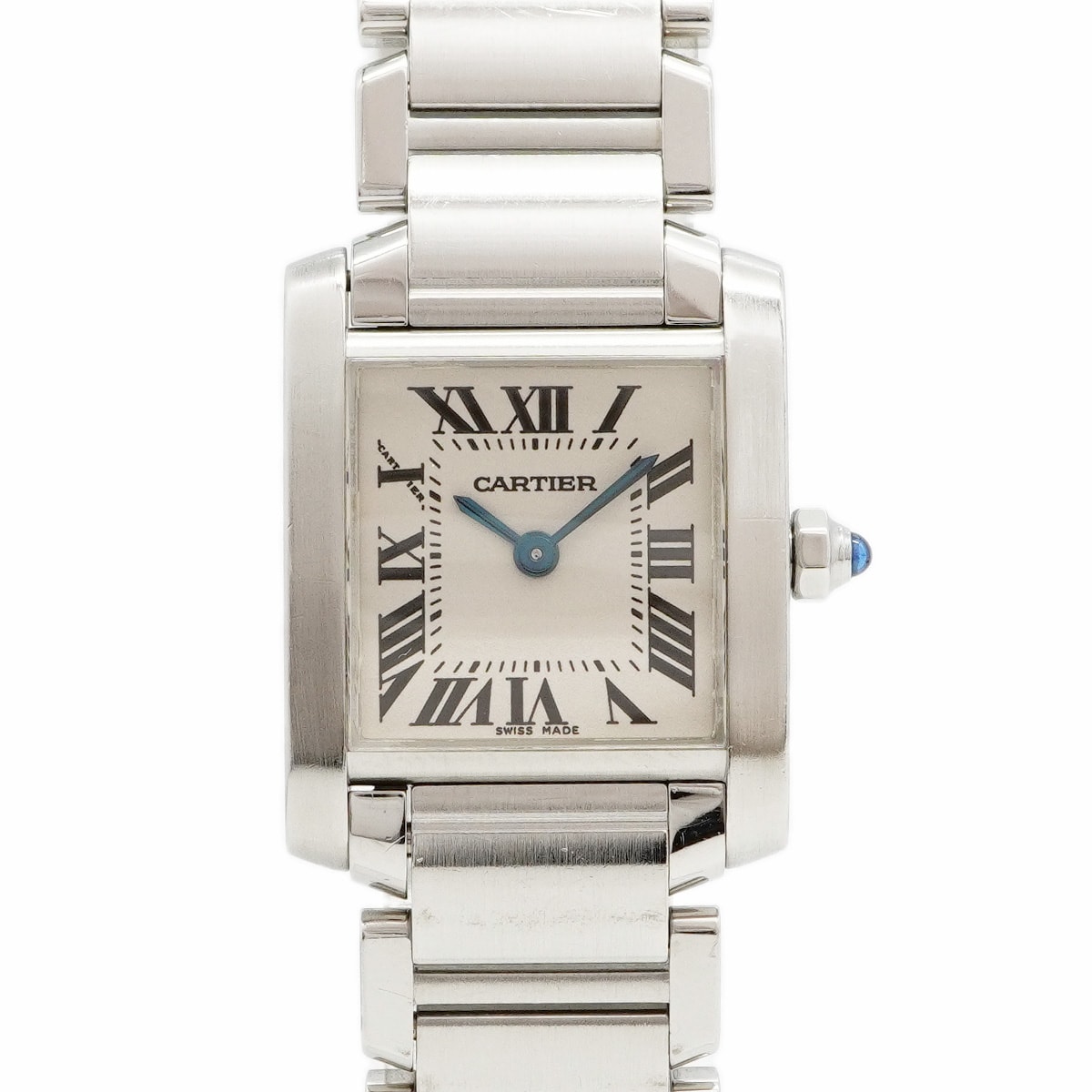 ★最終価格★SALE【6wcd0271】カルティエ タンクフランセーズSM W51008Q3 アイボリー文字盤【中古】腕時計 レディース